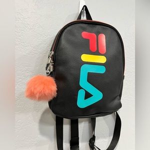 FILA Mini Black Backpack